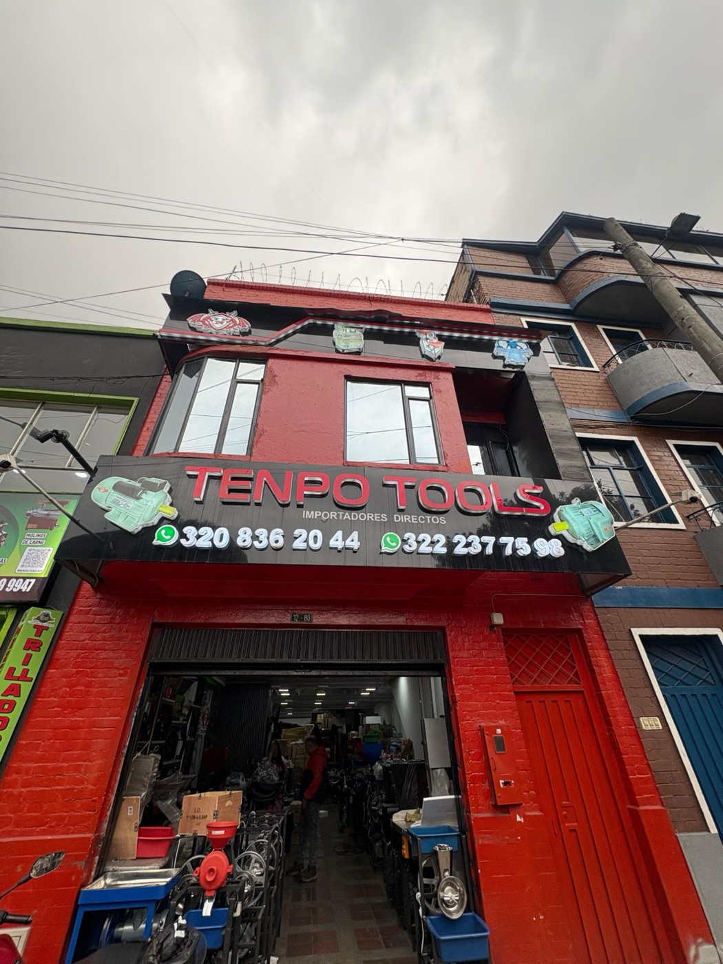 Fachada de Tenpo Tools en Bogotá